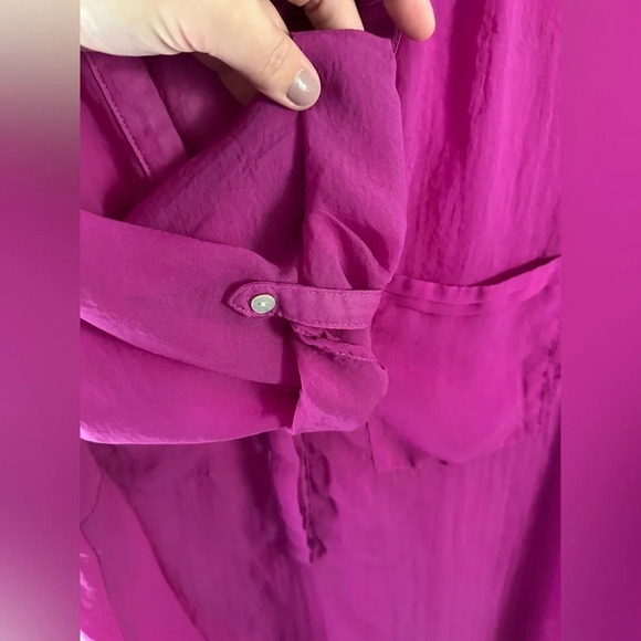 Apt 9 Fuchsia Colored Blouse Size 0x - Picture 4 of 7